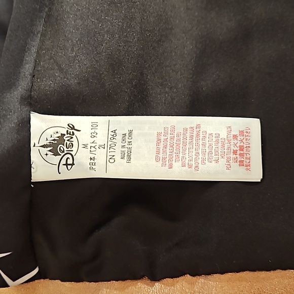 DISNEY Maleficent Sleeping Beauty rose gold faux leather jacket Med.see photos - Picture 9 of 16